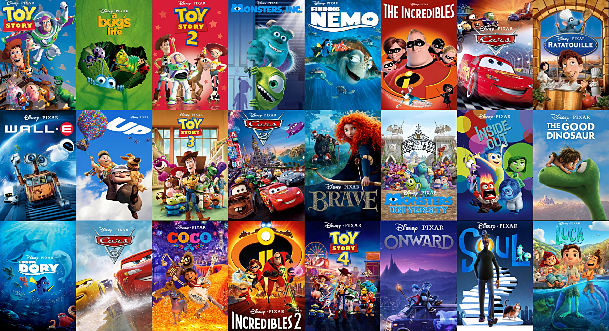 Banner de Magia Disney & Pixar - Top 100 Filmes 2025